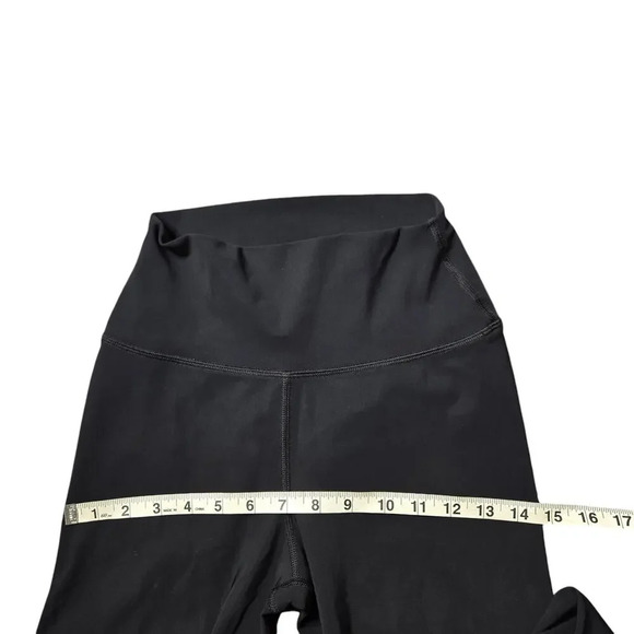 Alo High Waisted Ripped Warrior Black Legging - Picture 5 of 7